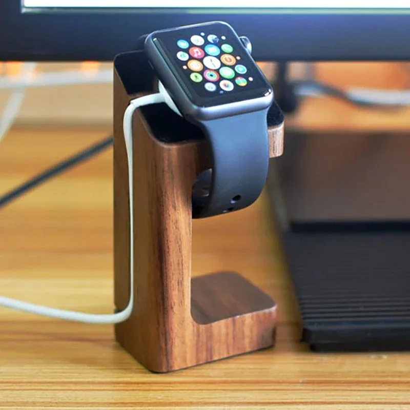 Smartwatch Apple Watch - 木製アップルウォッチ充電スタンド,デスクスタンド,充電ステーション,オリジナルアクセサリー