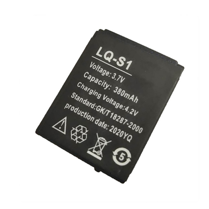 Watch V8 - 充電式リチウム電池LQ-S1個,3.7v,380mah,スマートウォッチ用,dz09 dj-09 w8 a1 v8 x6