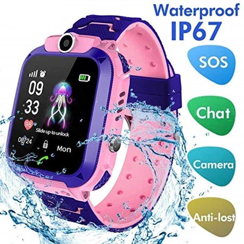 Smartwatch Digital Watches For Kid Boy - 2 グラムキッズスマートウォッチ SOS コール LBS 位置子供電話時計