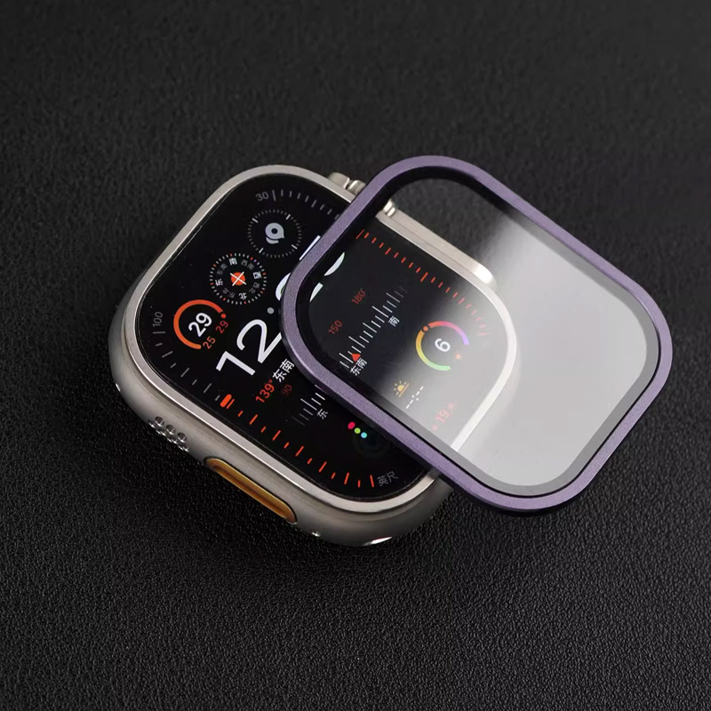 Smartwatch Watches Gift For Women - Apple Watch Ultra 用強化ガラス 49mm チタンメタルフレーム