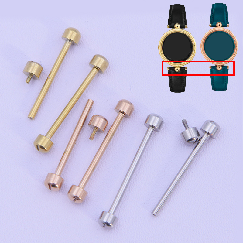 Spring Bar Tool - 時計ネジチューブロッドスプリングバー、革時計バンド用ねじ込み式時計ラグステムリンクキット、14、16、18、20、22mmブレスレット修理ツール