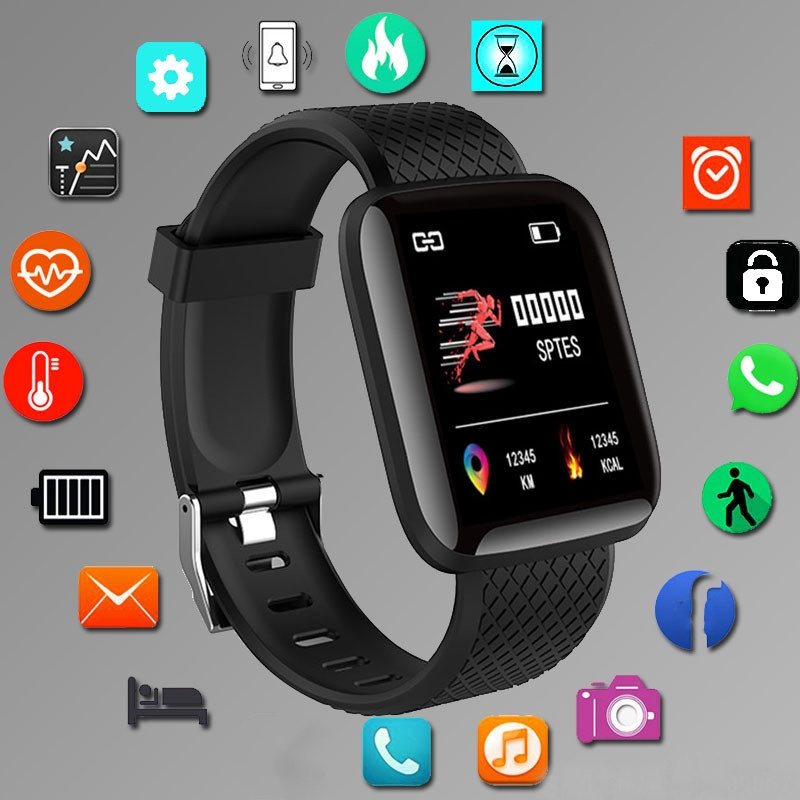 Watch Smart Y68 - スポーツスマートウォッチフィットネスブレスレット音楽制御女性男性スマート腕時計 Android Bluetooth デジタル時計目覚まし時計天気