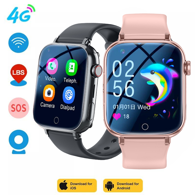Kids Watches Not Smartwatch - 4Gスマートウォッチ キッズ LBS位置情報 SOS電話 SIMカード カメラ