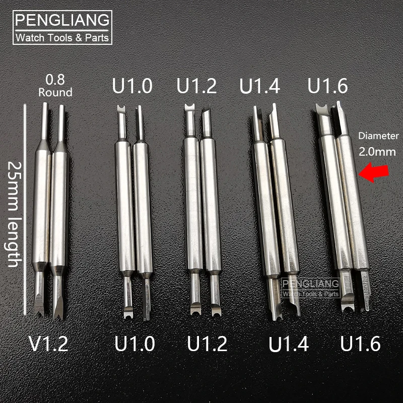 Spring Bar Tool - 316L ステンレス鋼フォークピン Bergeon 6825 スプリングバープライヤーツール