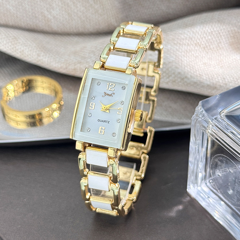 Luxury Ceramic Watch - ファッション腕時計女性用バージョン高級ギフトクォーツ腕時計レディースレジャーラインストーンセラミックブレスレットウォッチホットセール時計