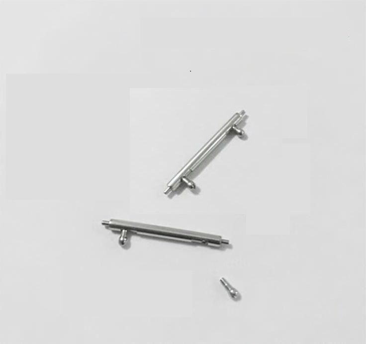 Spring Bar Tool - クイックリリースウォッチスプリングバー、ダブルエンド、シングルリムーバブルポスト、厚さ1.8mm、1ペア