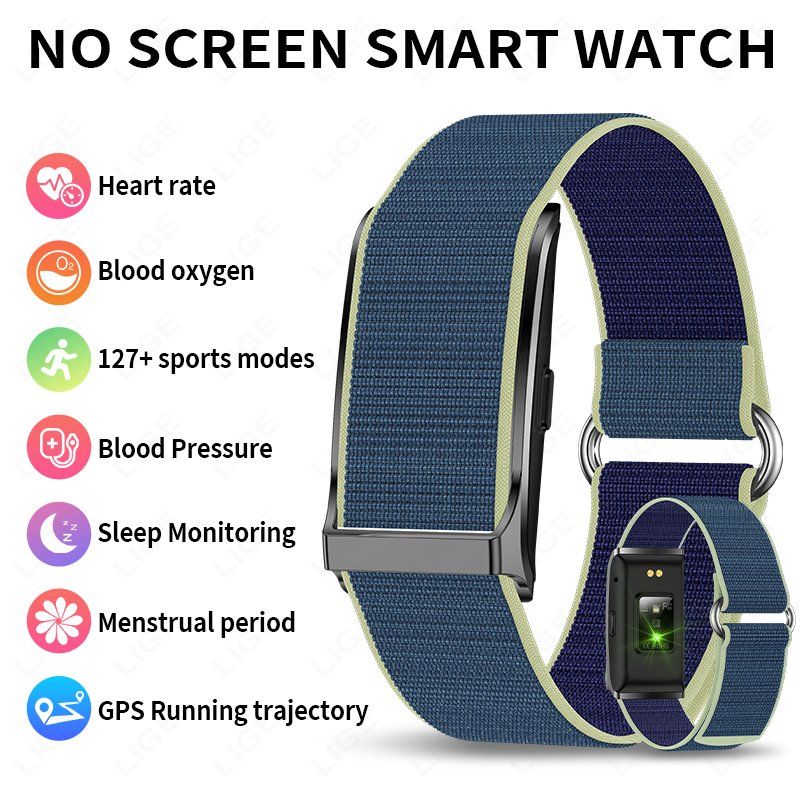Smartwatch Watches For Sale - LIGE ホットセール スマートウォッチ 心拍数 血圧モニター ノンスクリーン