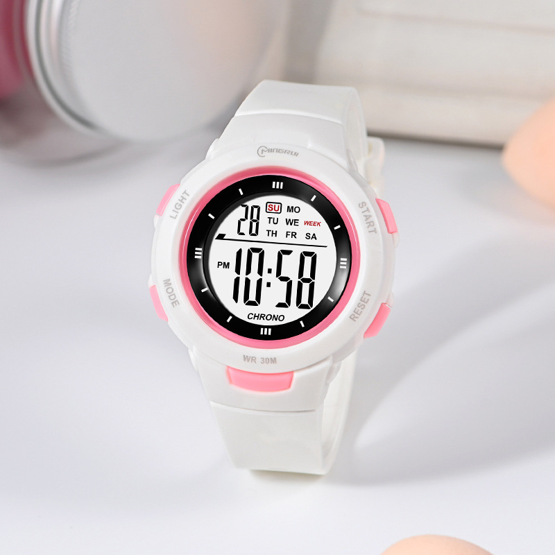 Smartwatch Digital Watches For Kid Boy - UTHAI CE49 キッズ腕時計ファッション発光防水目覚まし時計スマート腕時計少年少女学生電子腕時計ギフト