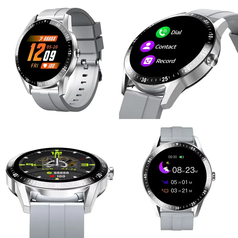 Smartwatch Phone Watches - 電話機能と天気予報機能付きフィットネストラッカー IP67防水 睡眠モニタリング機能付きスマートウォッチ