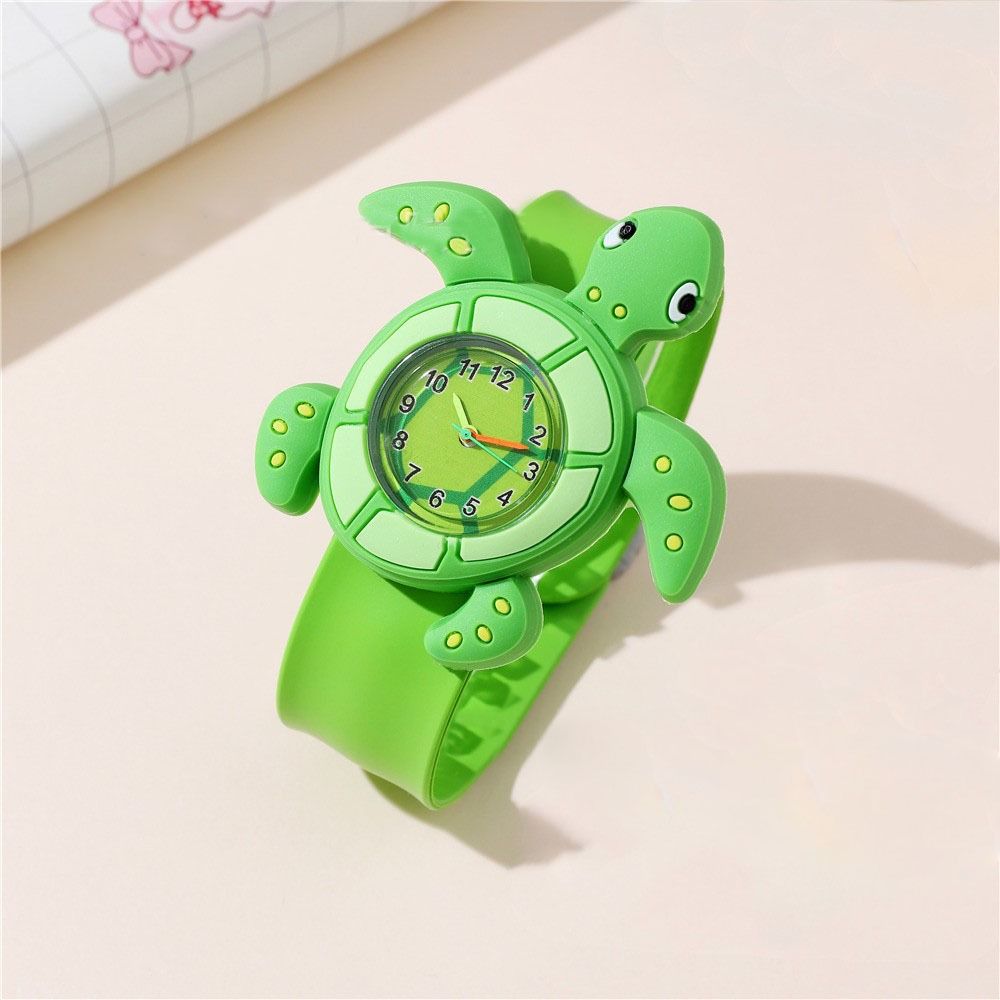 Kids Watches Not Smartwatch - ニューキッズギフト漫画動物クォーツ腕時計かわいいカエルスラップウォッチデジタル