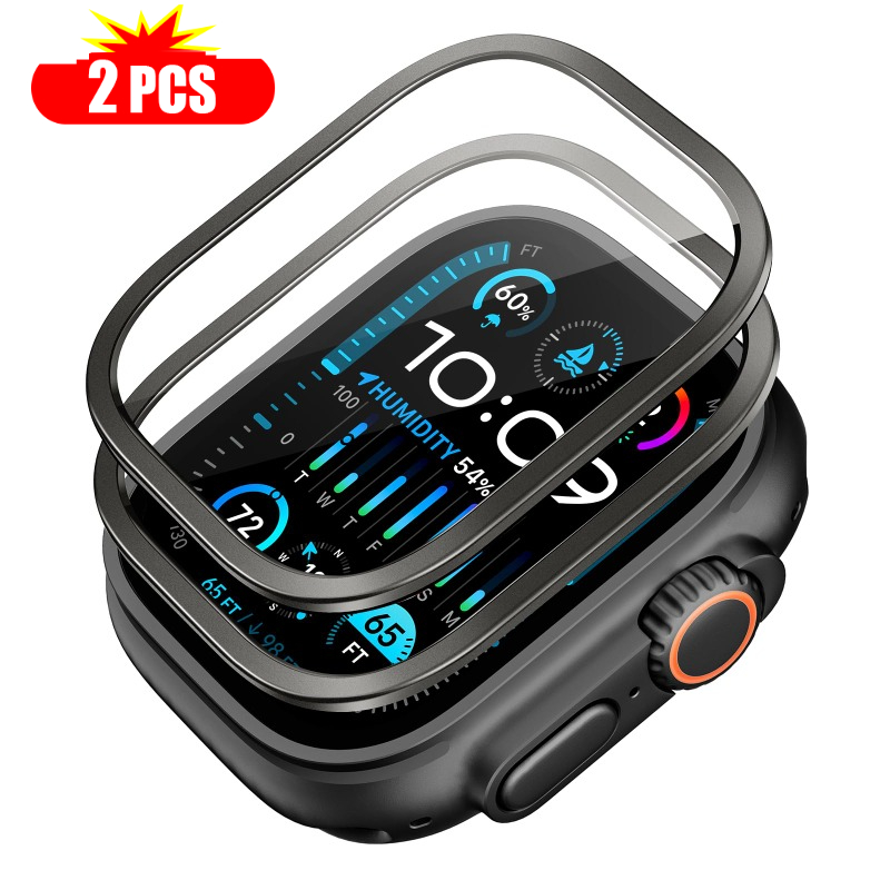 Smartwatch Watches Gift For Women - 2 個強化ガラス Apple Watch ウルトラ 49