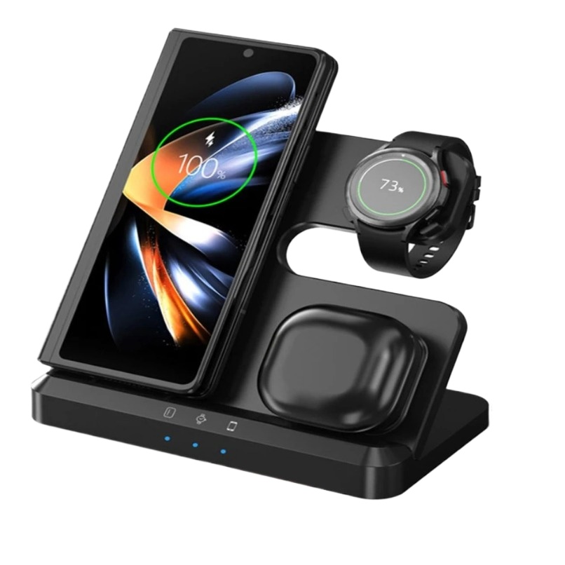 Watches Smartwatch Samsung - 3 in 1 ワイヤレス充電ステーション 急速充電ドックスタンド Samsung