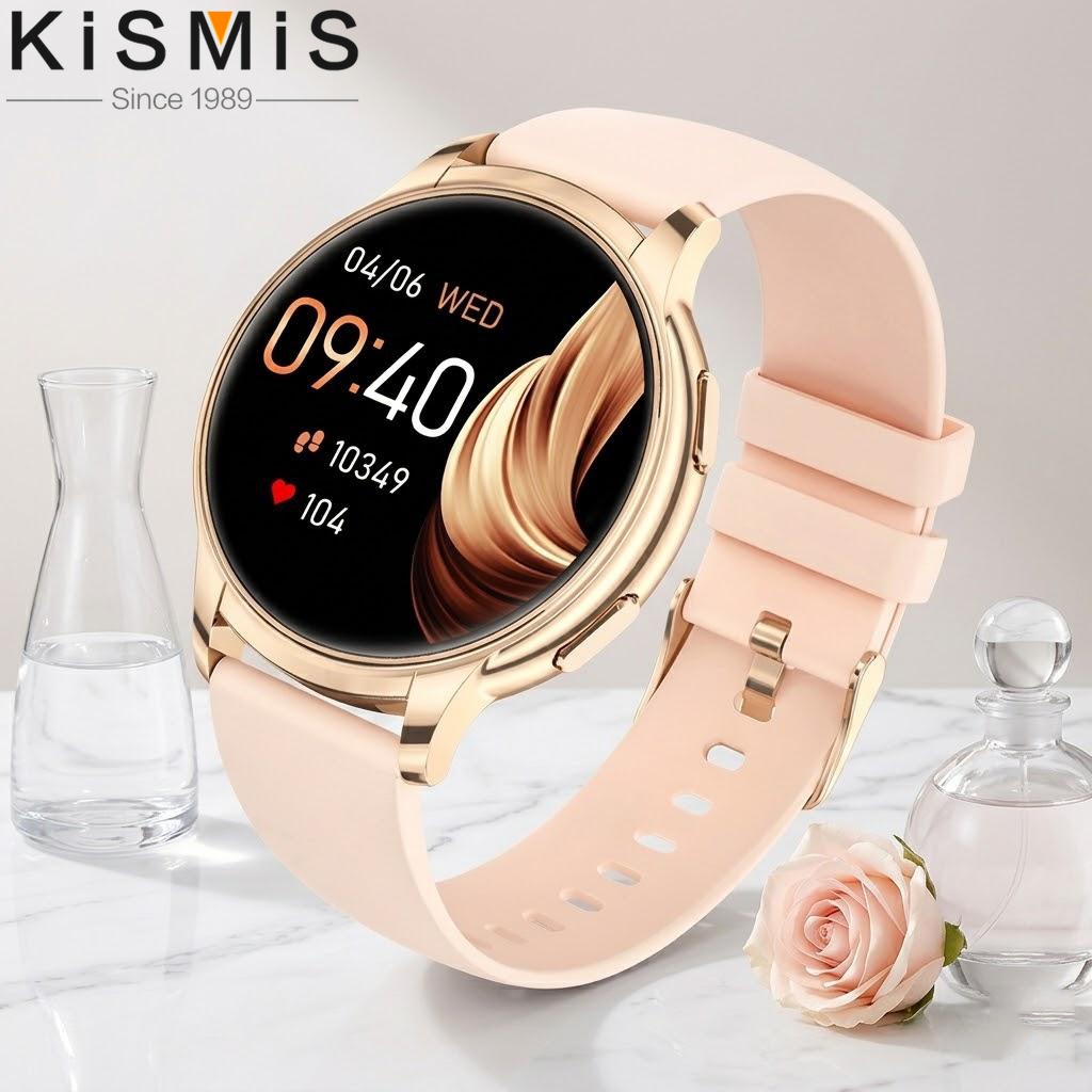 Smartwatch Digital Watches For Women - 女性用スマートウォッチ 防水 心拍数 睡眠トラッカー 通話受信 Android