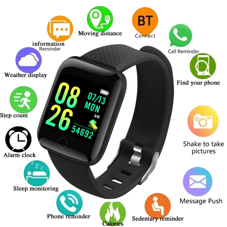 男性と女性のための多機能スマートウォッチ,音楽制御付きスポー - Watch Smart Y68 のレビューと価格