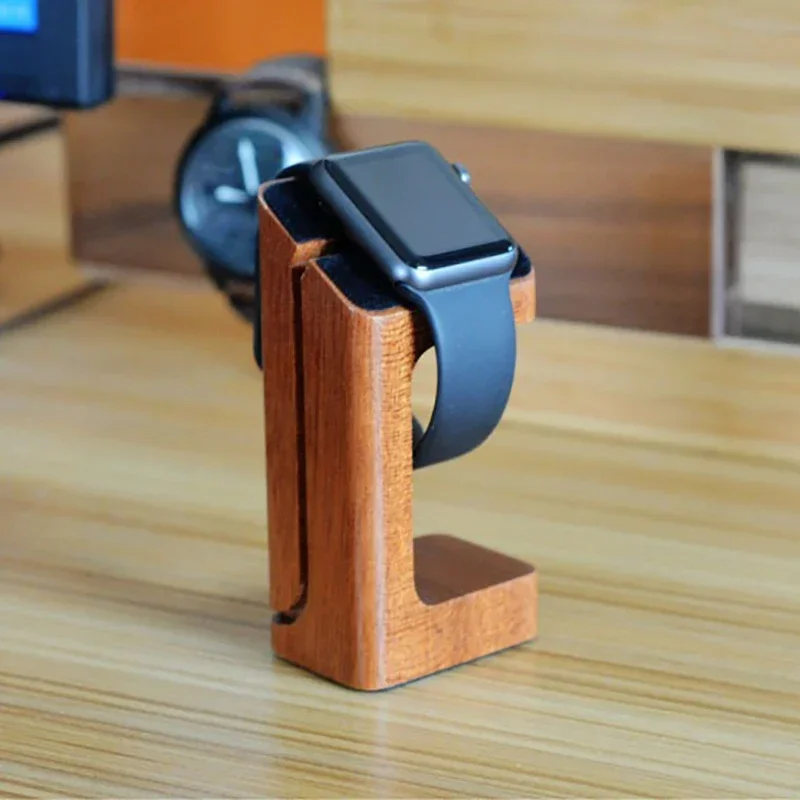 木製アップルウォッチ充電スタンド,デスクスタンド,充電ステー - Smartwatch Apple Watch のレビューと価格