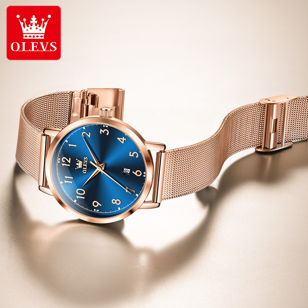 OLEVS 5653 女性の腕時計エレガントなオリジナルクォ - Luxury Ceramic Watch のレビューと価格