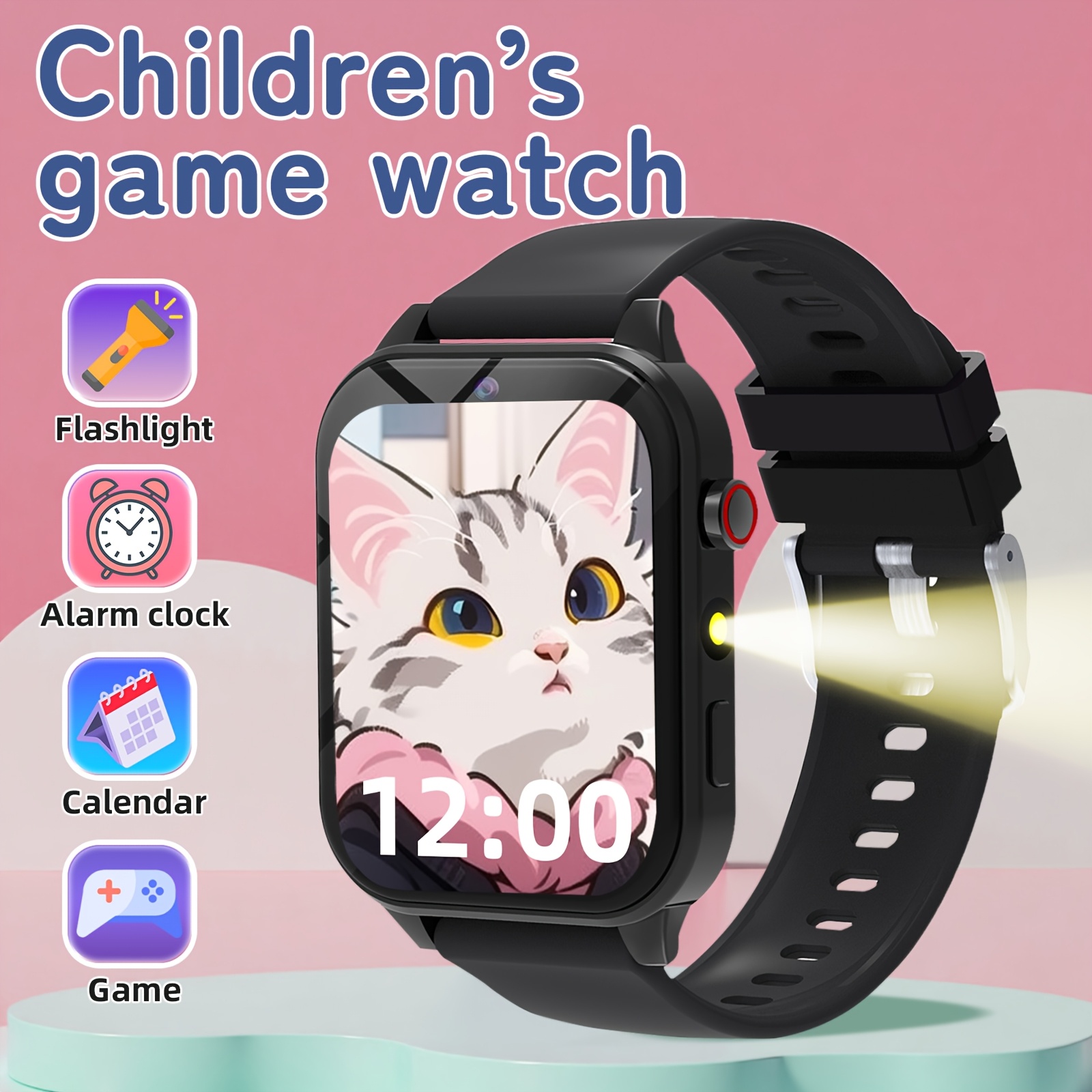 子供用スマート学習ウォッチ、教育ゲーム、カメラ、音楽プレーヤ - Kids Watches Not Smartwatch のレビューと価格