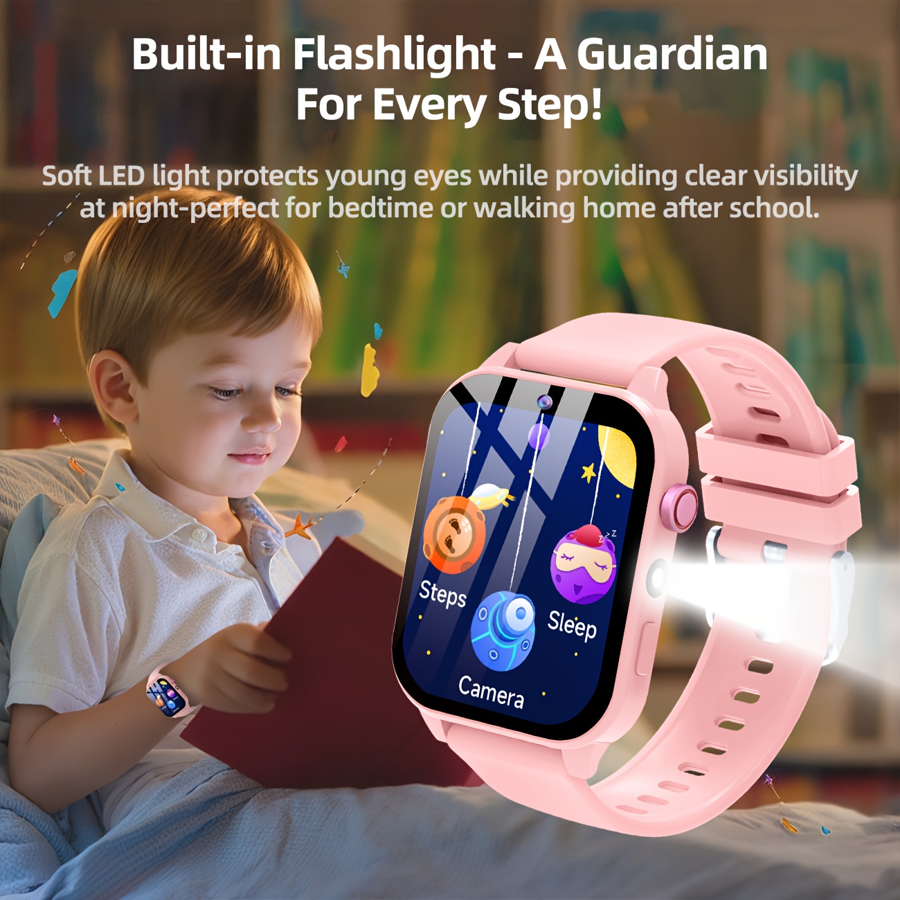 子供用スマート学習ウォッチ、教育ゲーム、カメラ、音楽プレーヤ - Kids Watches Not Smartwatch のレビューと価格