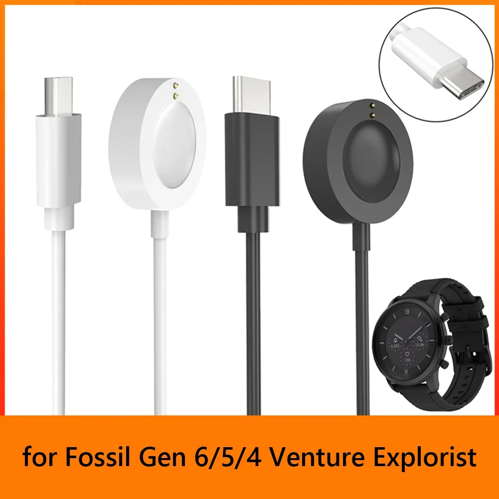1 メートル USB タイプ C 磁気高速充電充電器ドック化 - Fossil Watches Smartwatch Charger のレビューと価格