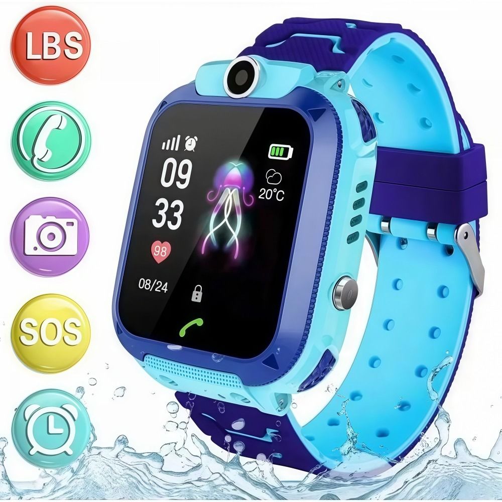 防水 Q12 4G 子供用スマートウォッチ、位置情報システム - Smartwatch Phone Watches のレビューと価格