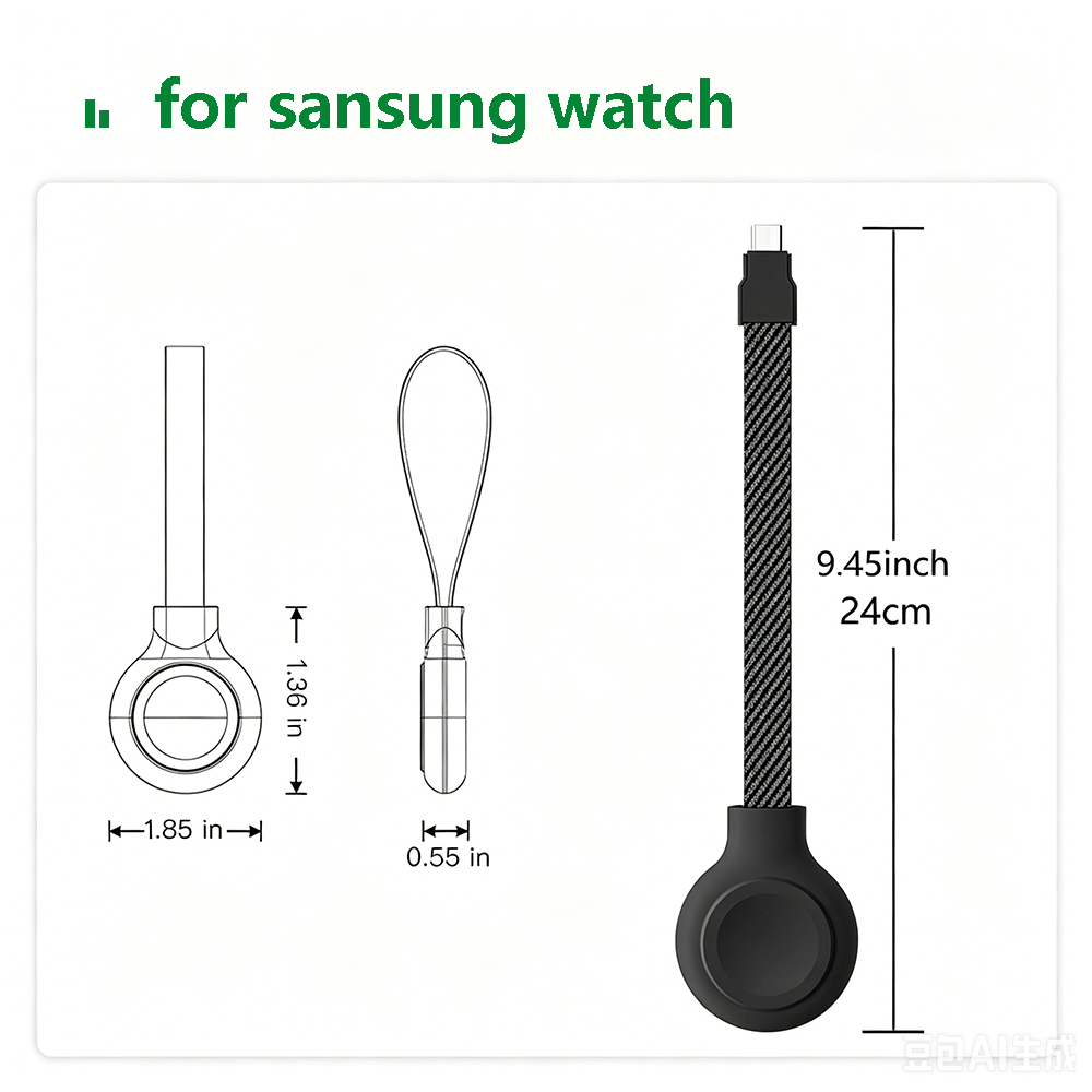 FPVランヤードウォッチ充電器 タイプC サムスンウォッチウ - Watches Smartwatch Samsung のレビューと価格