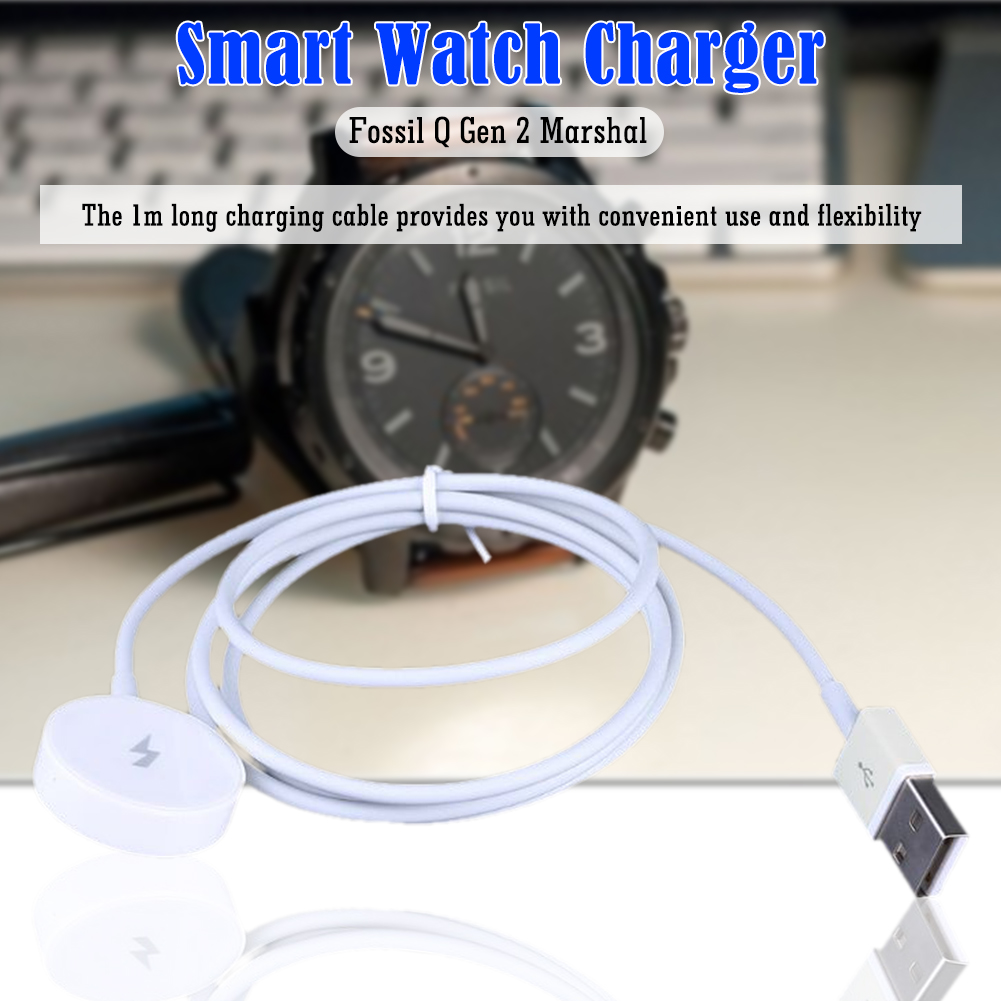USB スマートウォッチ磁気充電器短絡保護時計充電器アダプタ - Fossil Watches Smartwatch Charger のレビューと価格