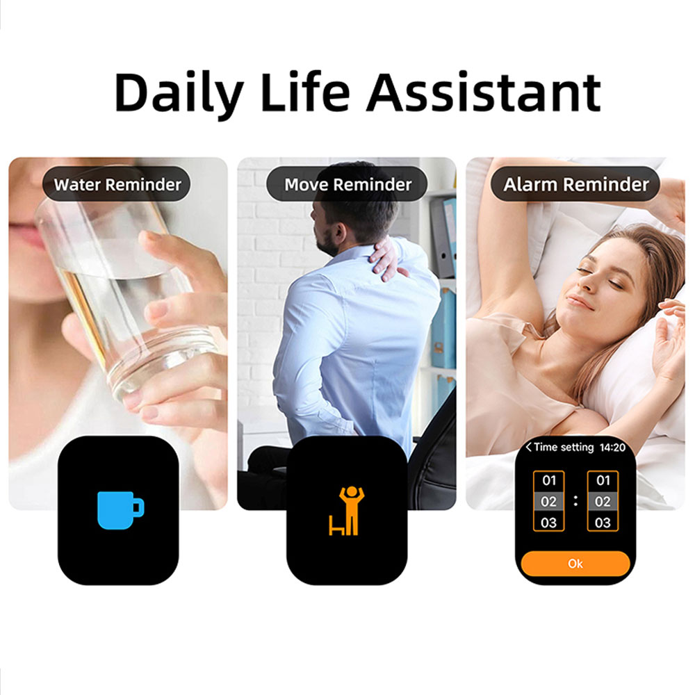 新しい1.83インチ画面スマートウォッチ、ワイヤレス通話、メ - Smartwatch Watches Gift For Women のレビューと価格