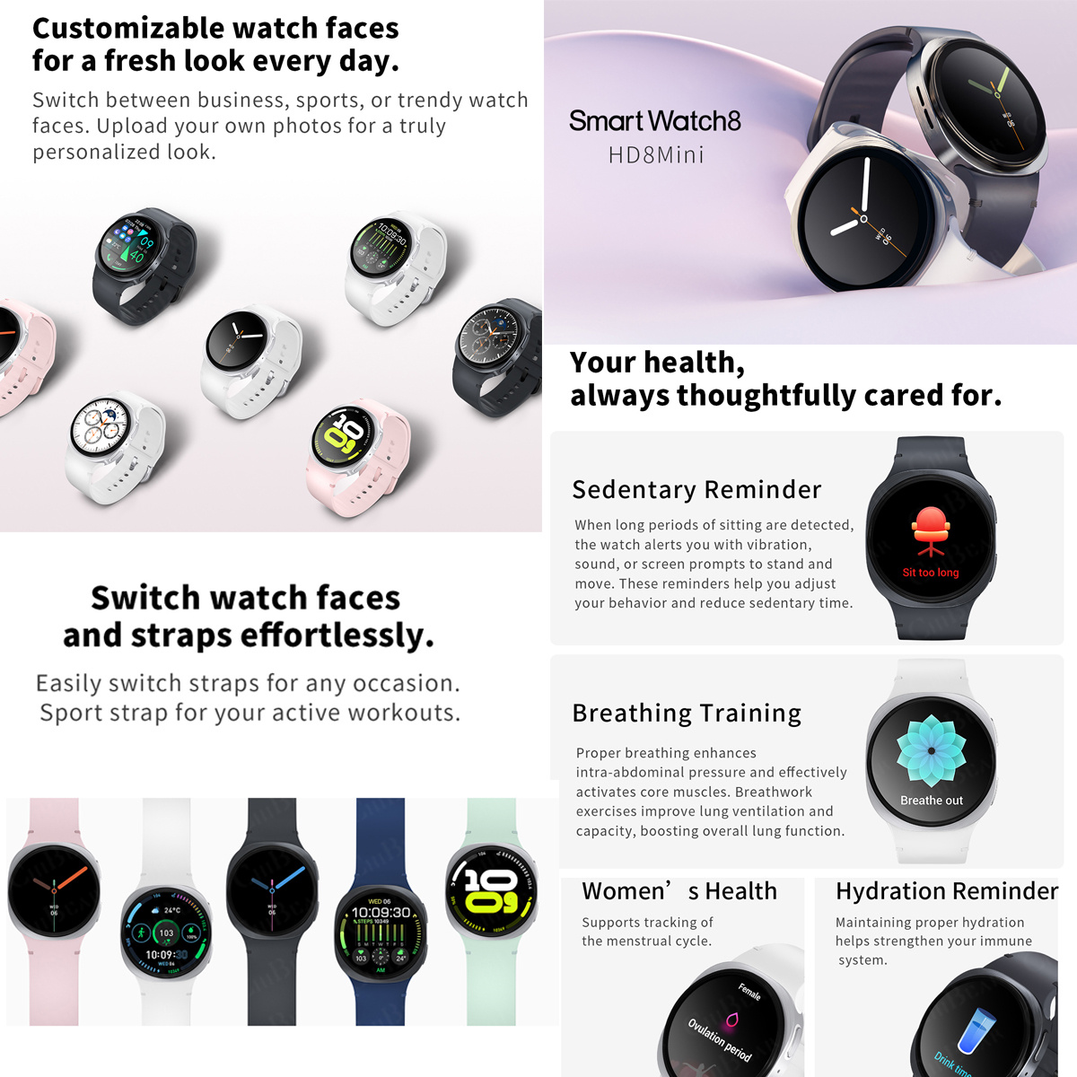 2026年新型腕時計 8ミニGPSトラッキングスマートウォッ - Smartwatch Watches For Women With Gps のレビューと価格