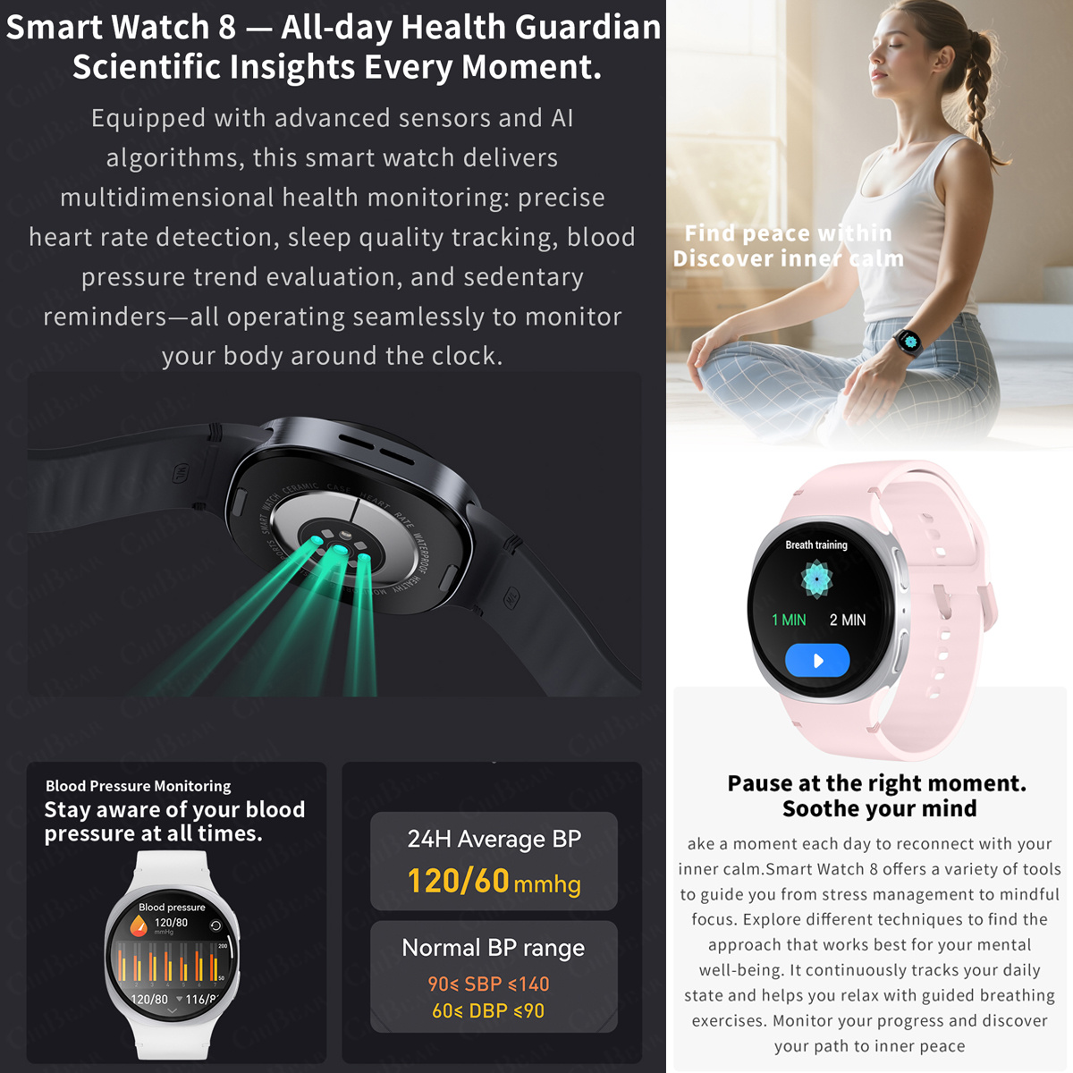 2026年新型腕時計 8ミニGPSトラッキングスマートウォッ - Smartwatch Watches For Women With Gps のレビューと価格