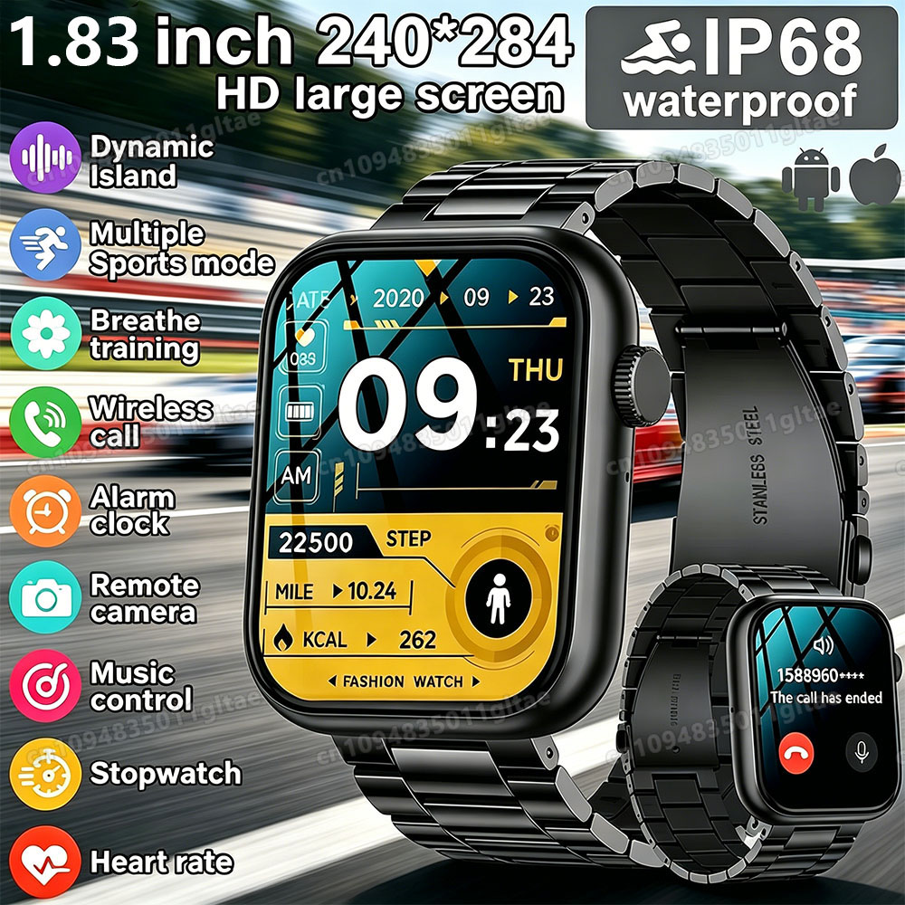 2026 新しいフルタッチスクリーンスマートウォッチ男性女性 - Smartwatch Digital Watches For Women のレビューと価格