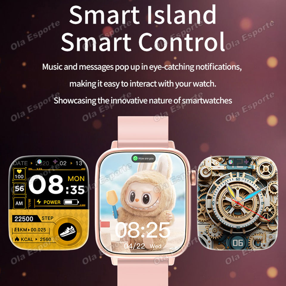 2026 新しいフルタッチスクリーンスマートウォッチ男性女性 - Smartwatch Digital Watches For Women のレビューと価格