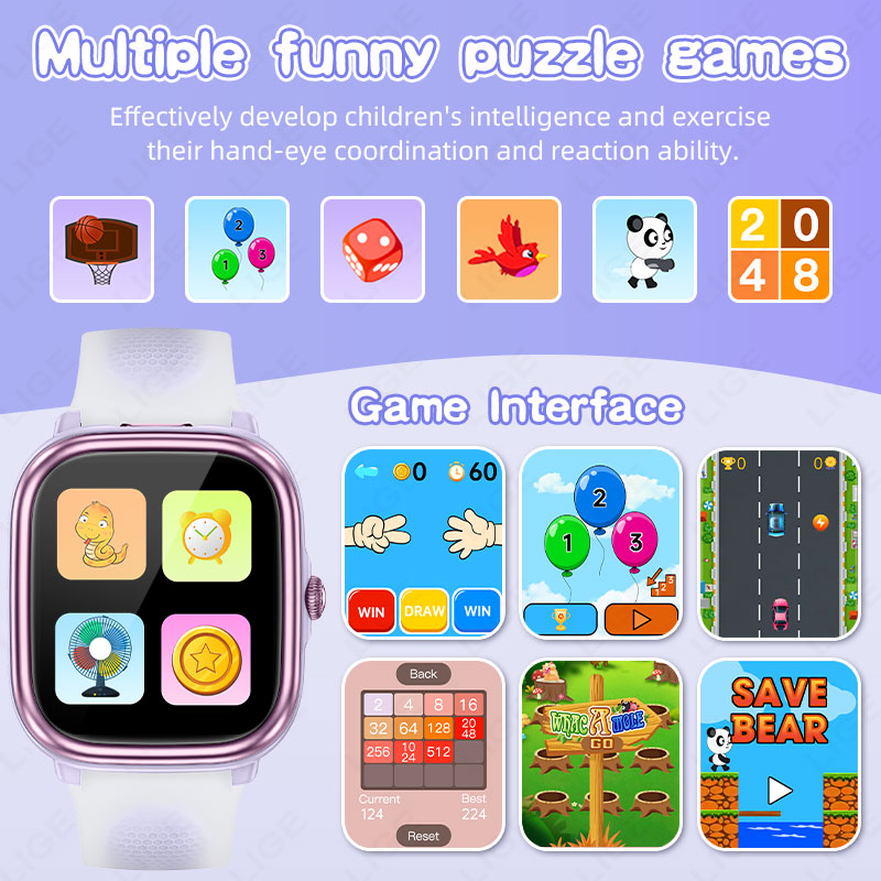 LIGE キッズスマートウォッチ 1.83 インチ心拍数睡眠 - Kids Watches Not Smartwatch のレビューと価格