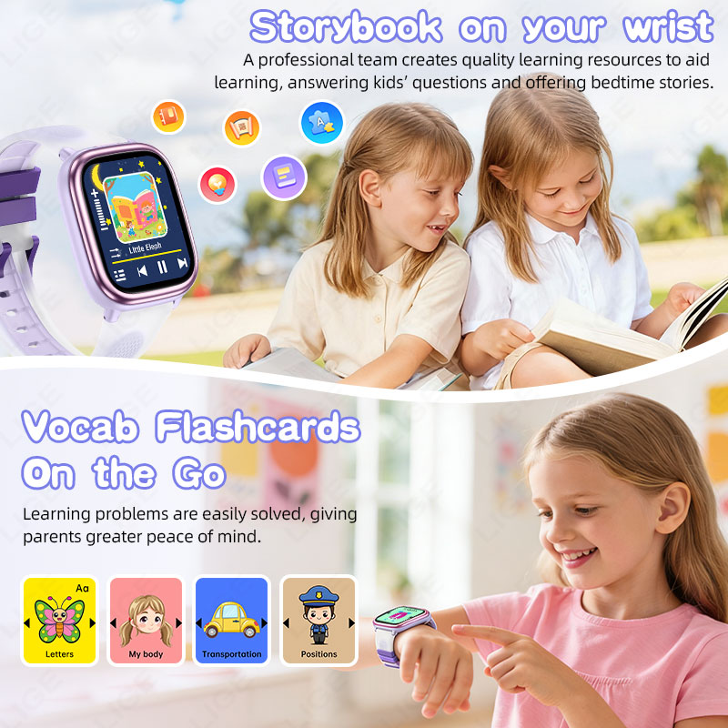 LIGE キッズスマートウォッチ 1.83 インチ心拍数睡眠 - Kids Watches Not Smartwatch のレビューと価格