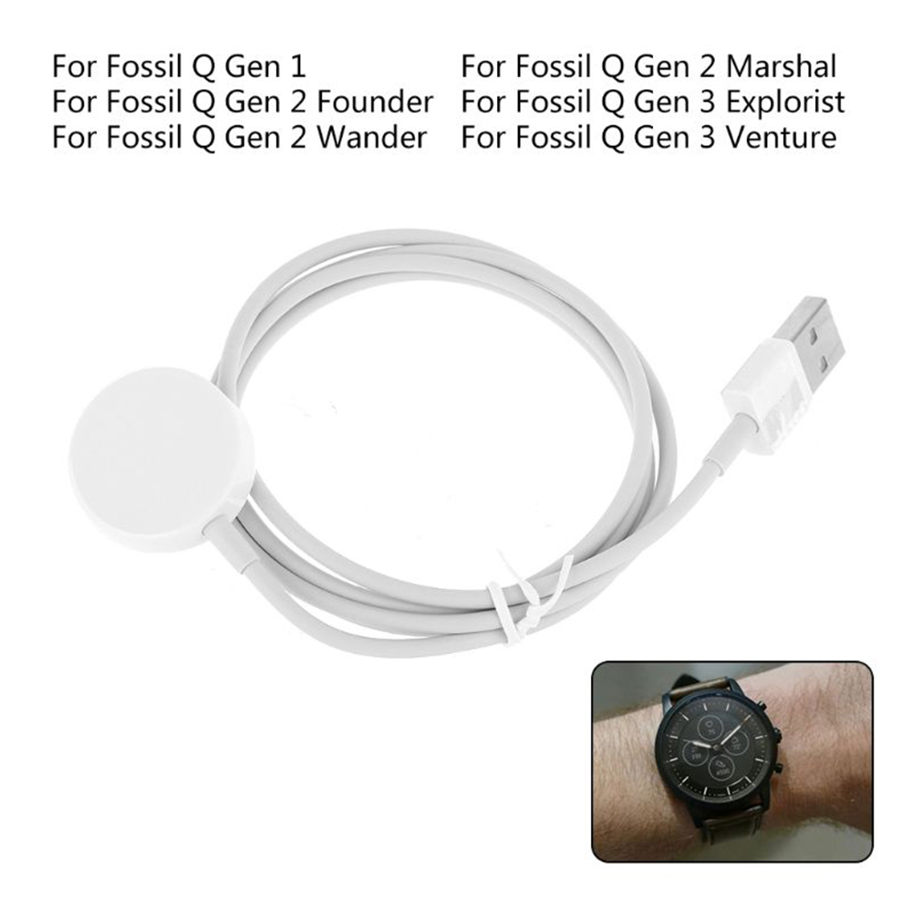 USB スマートウォッチ磁気充電器短絡保護時計充電器アダプタ - Fossil Watches Smartwatch Charger のレビューと価格