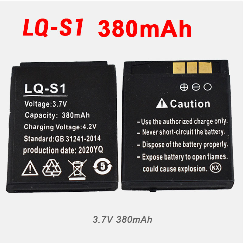 380mAh LQ S1 LQS1 バッテリー 3.7V ス - Watch V8 のレビューと価格
