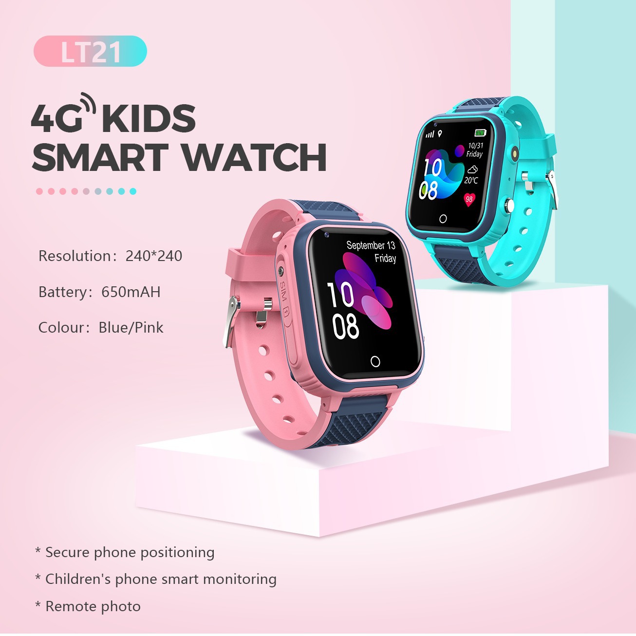 子供用スマートウォッチ カメラ モニター トラッカー 位置情 - Smartwatch Watches For Children のレビューと価格