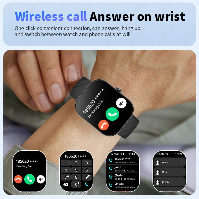 LIGE 2025 スマートウォッチメンズ 2.01 ''大 - Smartwatch Digital Watches For Women のレビューと価格