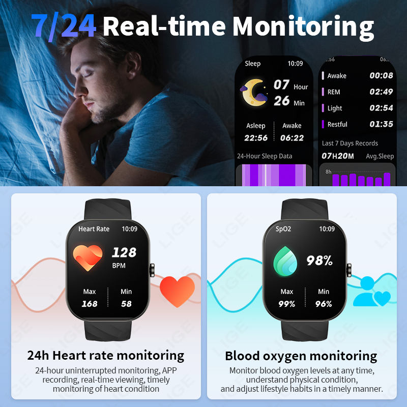LIGE 2025 スマートウォッチメンズ 2.01 ''大 - Smartwatch Digital Watches For Women のレビューと価格
