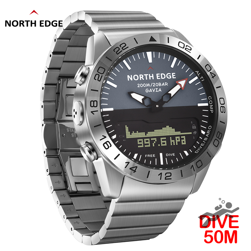 NORTH EDGE メンズ ダイブウォッチ ミリタリー ア - Smartwatch Military Watches For Men のレビューと価格