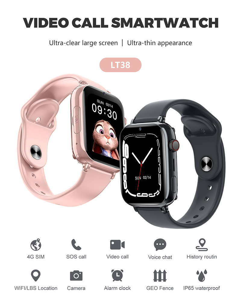 4Gスマートウォッチ キッズ LBS位置情報 SOS電話 S - Kids Watches Not Smartwatch のレビューと価格