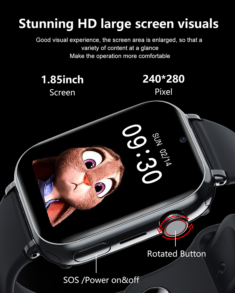 4Gスマートウォッチ キッズ LBS位置情報 SOS電話 S - Kids Watches Not Smartwatch のレビューと価格