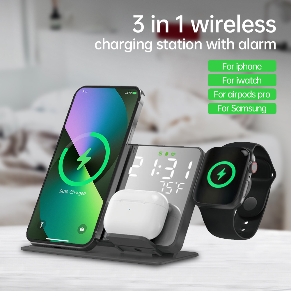 3で1ワイヤレス充電器14 13 12プロ時計S8 7 15 - Watch 7 Smartwatch Iphone のレビューと価格