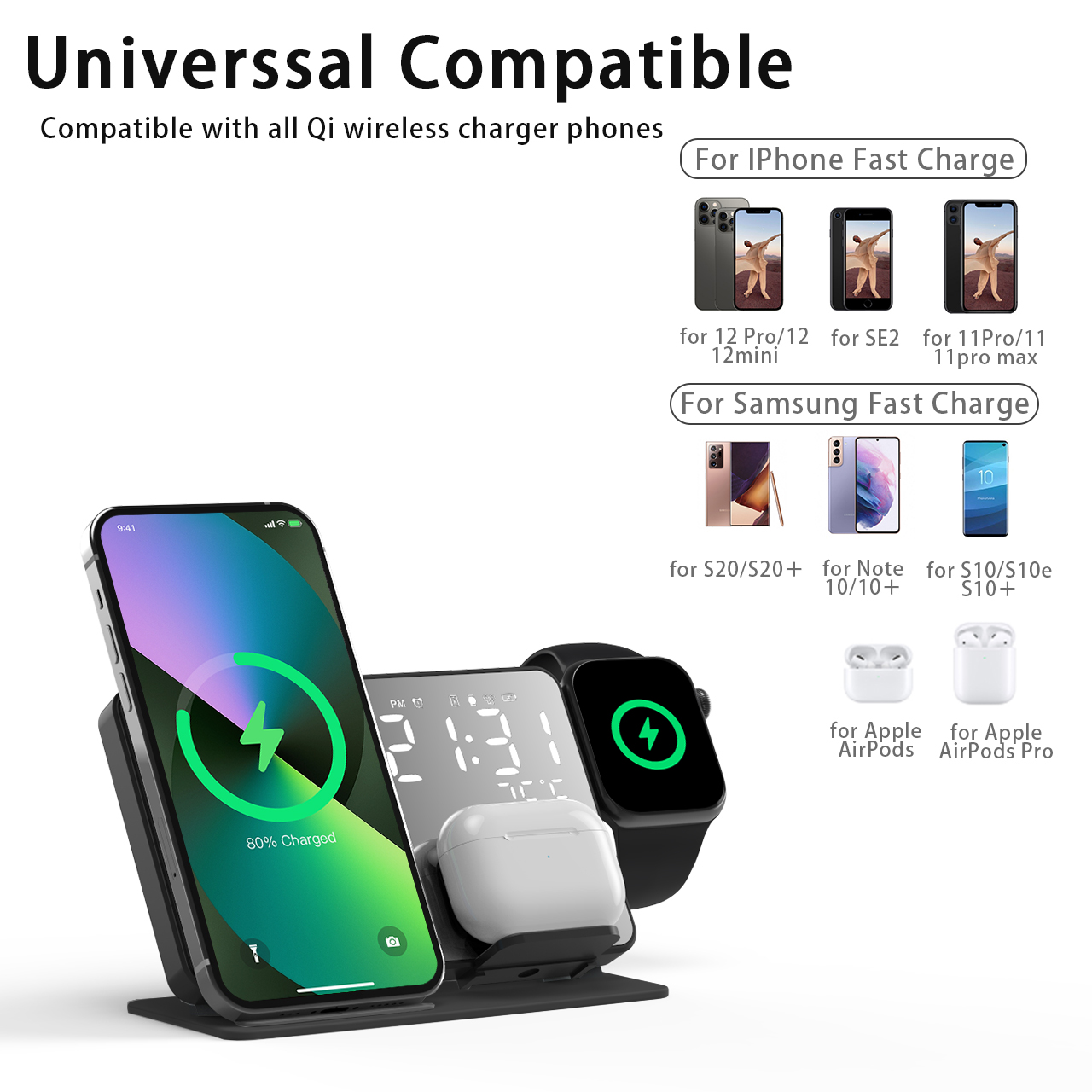3で1ワイヤレス充電器14 13 12プロ時計S8 7 15 - Watch 7 Smartwatch Iphone のレビューと価格
