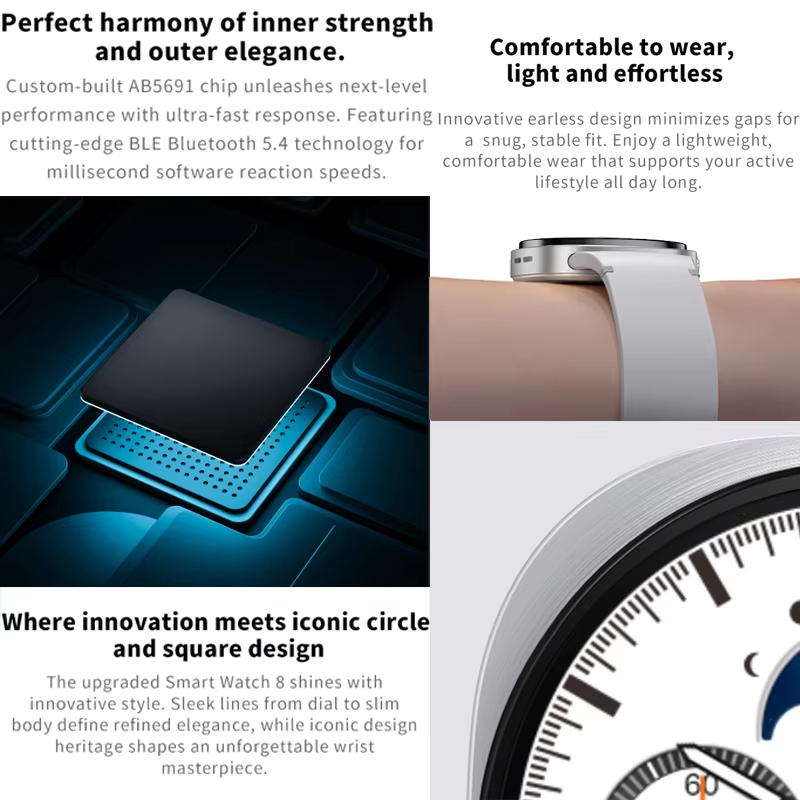 2026年新型ウルトラクラシック8ミニ女性用スマートウォッチ - Smartwatch Watches Gift For Women のレビューと価格