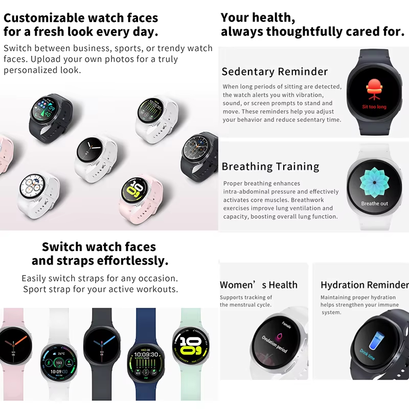 2026年新型ウルトラクラシック8ミニ女性用スマートウォッチ - Smartwatch Watches Gift For Women のレビューと価格