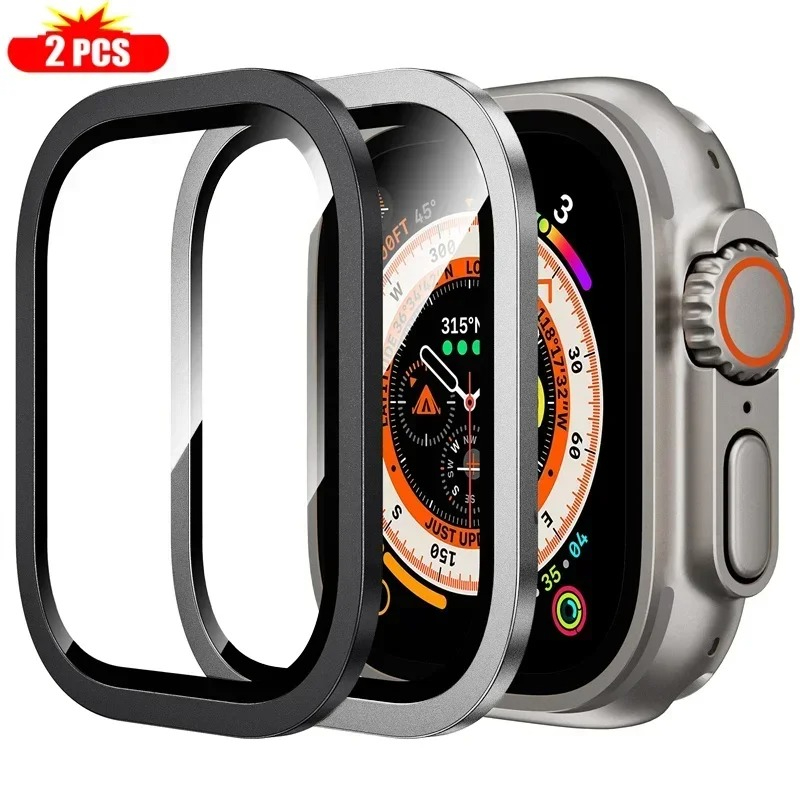 2 個の強化ガラス Apple Watch ウルトラ 49  - Smartwatch Watches Gift For Women のレビューと価格