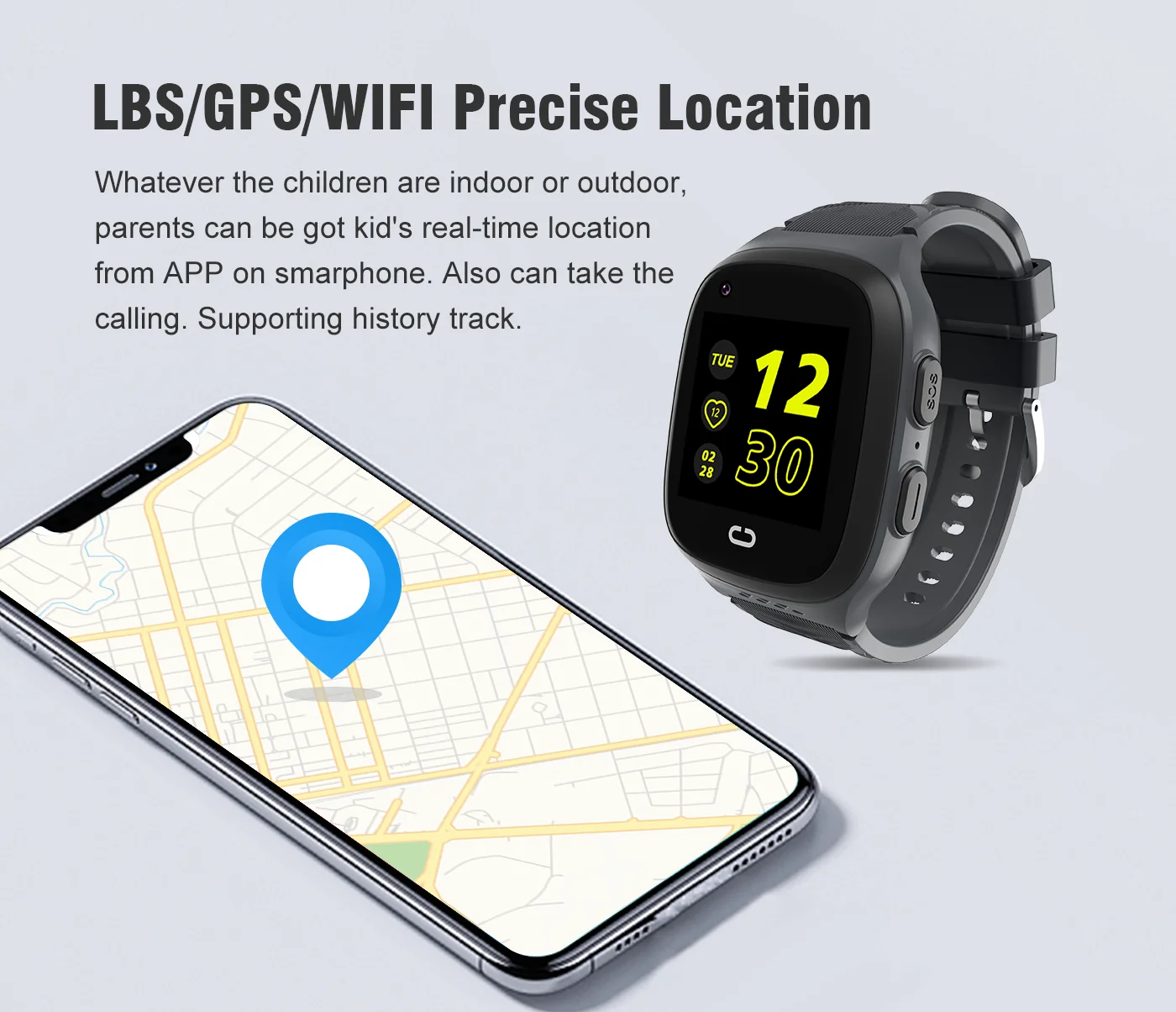 4Gキッズスマートウォッチ SOS防水 WiFi GPSビデ - Smartwatch Watches For Children のレビューと価格