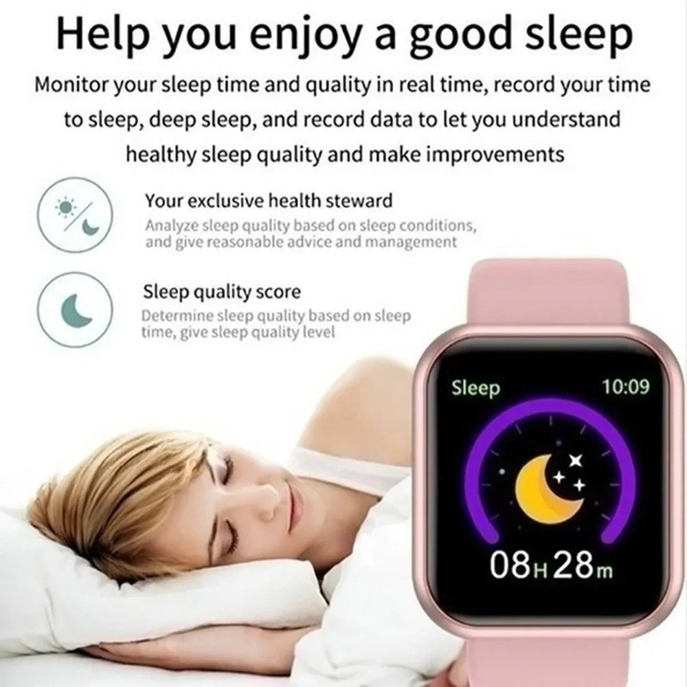 多機能スマートウォッチ男性女性 Bluetooth 接続電話 - Watch Smart Y68 のレビューと価格