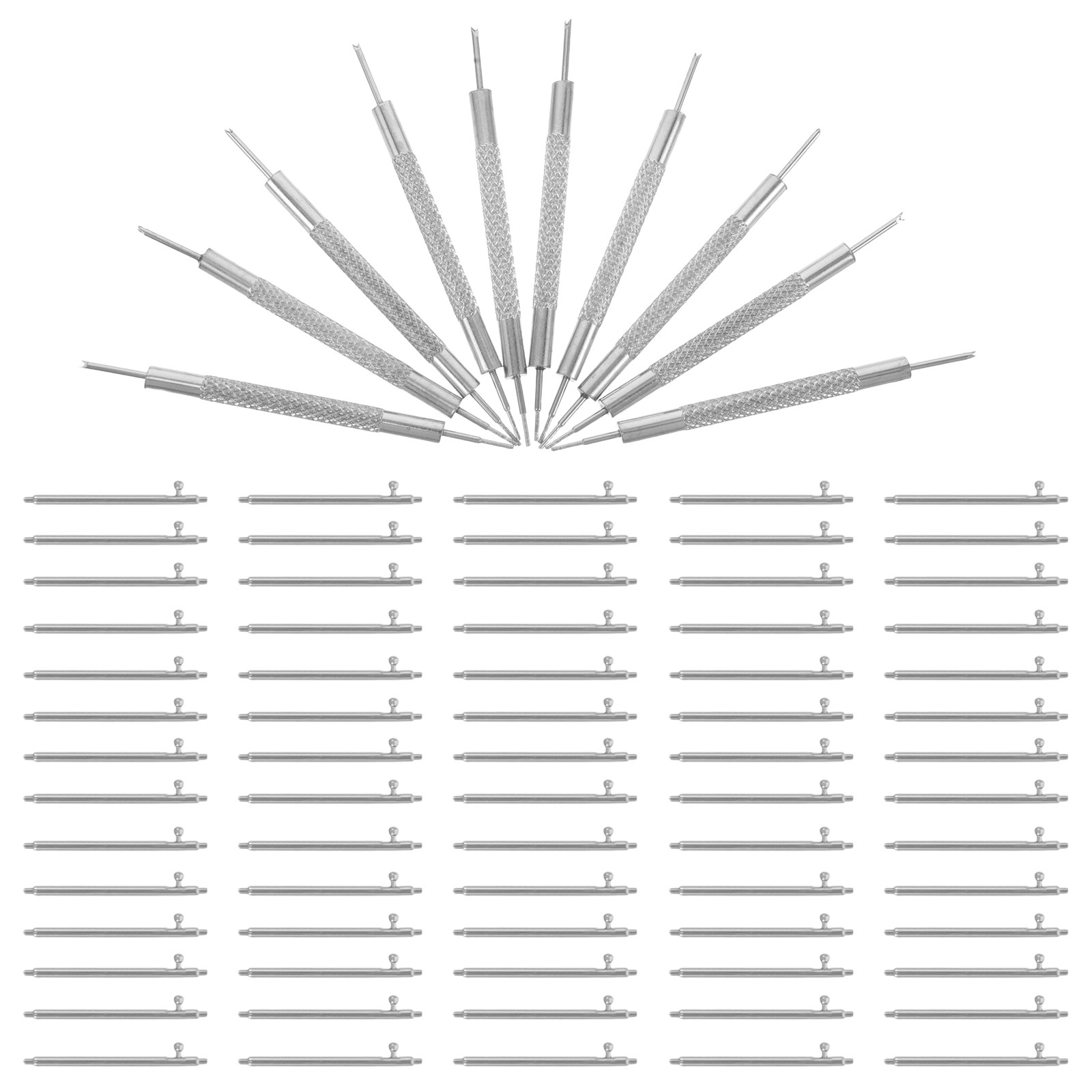 110個入り ステンレス製 時計バンドピン スプリングバー  - Spring Bar Tool のレビューと価格