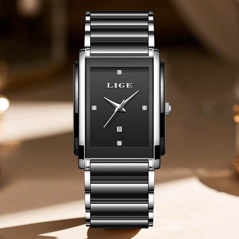 LIGE 新しい高級女性腕時計エレガントなセラミッククォーツ - Luxury Ceramic Watch のレビューと価格